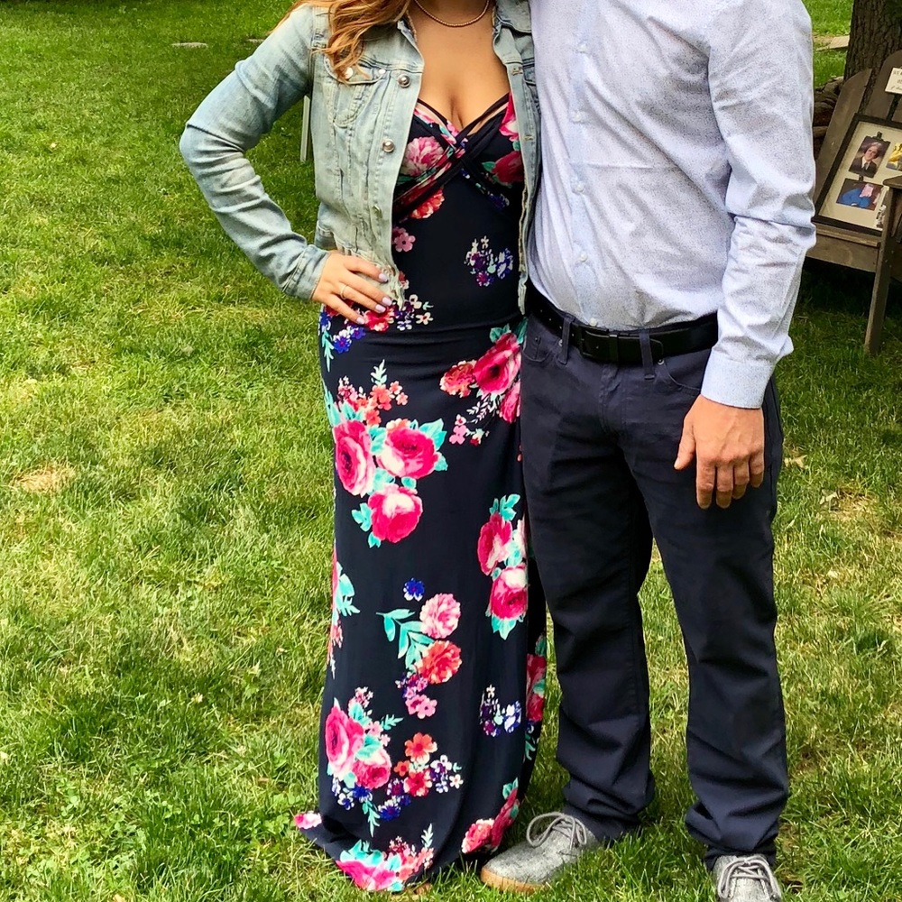 Floral wedding guest dress - Picture 3 of 3
